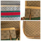 Gucci Vintage Micro GG Sherry Line Beige Supreme Canvas 019 43 Shoulder Bag — view 6