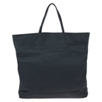 Prada Black Silver Satin Tote Bag — view 2