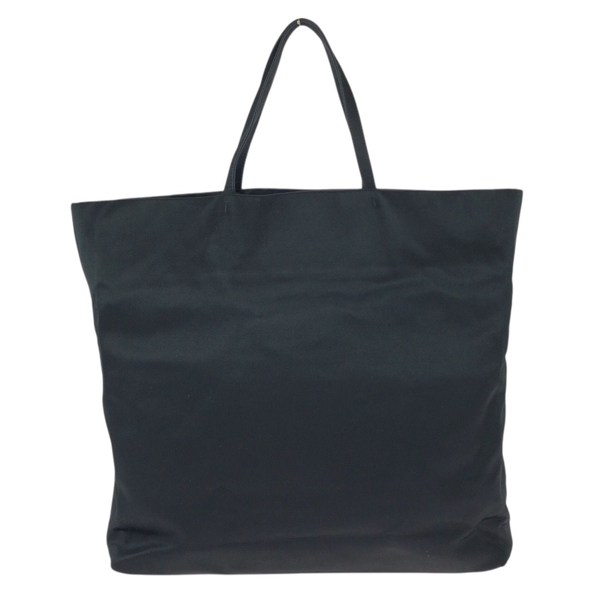 Prada Black Silver Satin Tote Bag — view 2