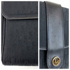 Dior Vintage Trotter Black Shoulder Bag Pochette — view 5