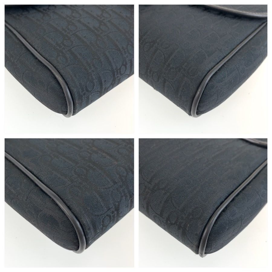 Dior Vintage Trotter Black Shoulder Bag Pochette — view 4