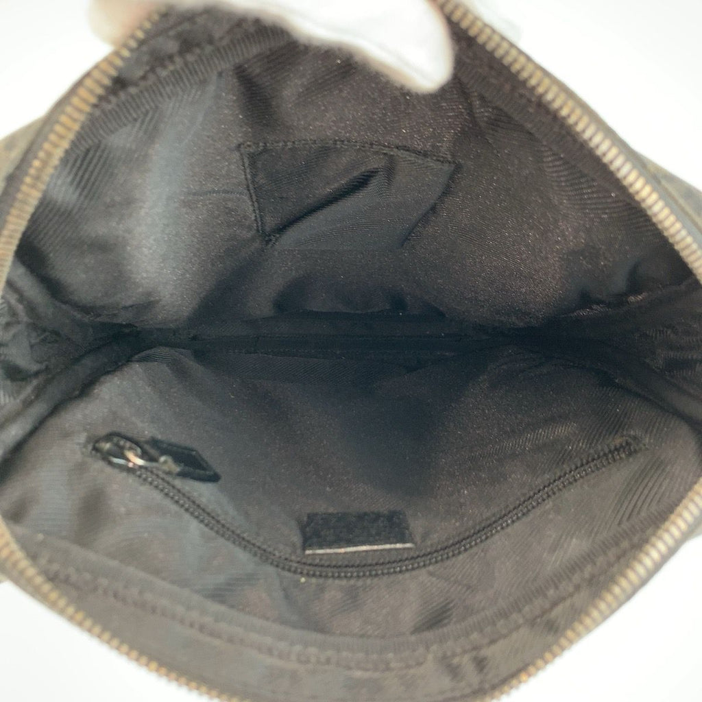 Gucci Black GG Canvas Shoulder Bag — view 7
