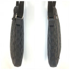 Gucci Black GG Canvas Shoulder Bag — view 6