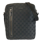 Gucci Black GG Canvas Shoulder Bag