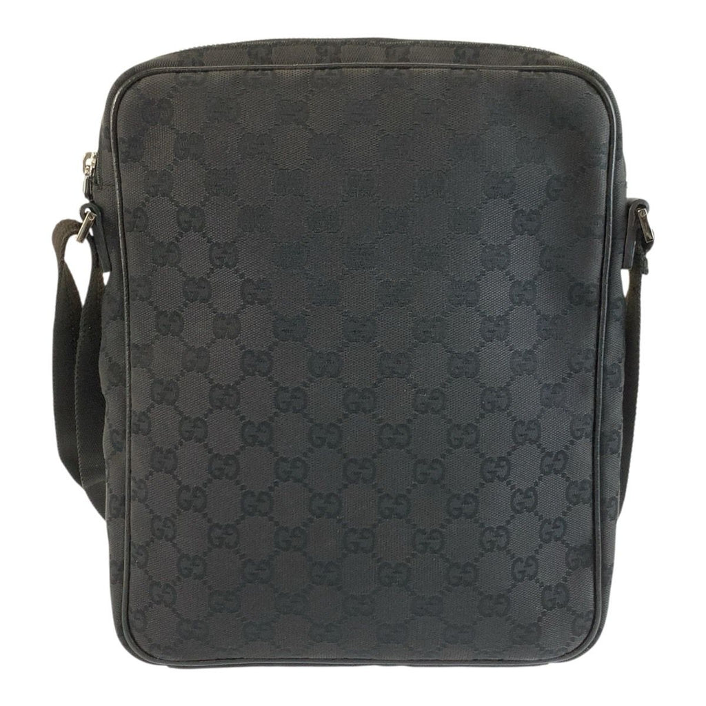Gucci Black GG Canvas Shoulder Bag — view 2