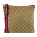Gucci Jolicoeur Sherry Line Beige GG Canvas Shoulder Bag — view 2