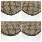 Gucci Vintage Sherry Line Beige GG Supreme Canvas 904 02 Shoulder Bag Pochette — view 4