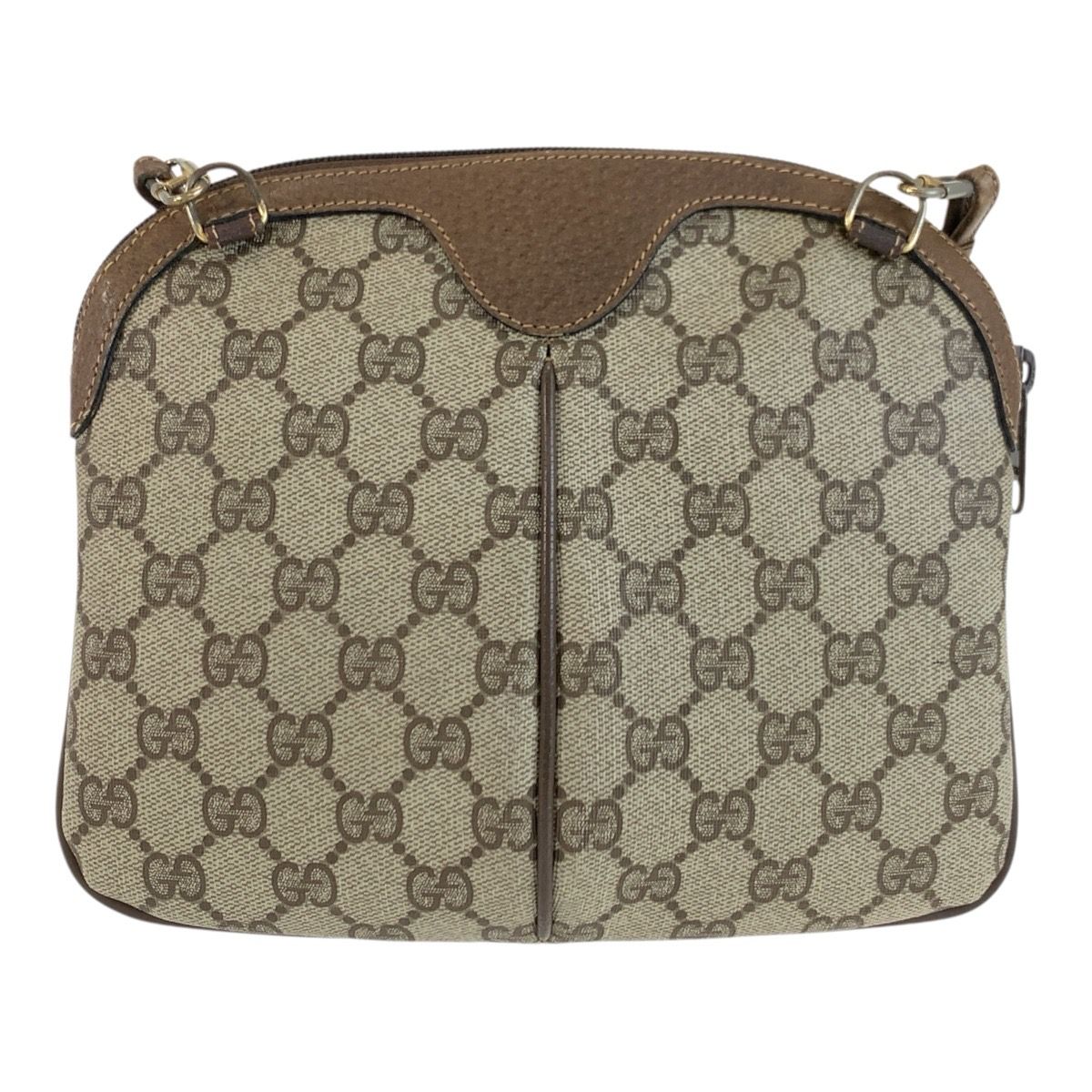 Gucci Vintage Sherry Line Beige GG Supreme Canvas 904 02 Shoulder Bag Pochette — view 2
