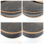 Dior Vintage Honeycomb Brown Shoulder Bag Pochette — view 4