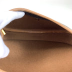 Dior Vintage Honeycomb Brown Shoulder Bag Pochette — view 8