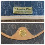 Dior Vintage Honeycomb Brown Shoulder Bag Pochette — view 3
