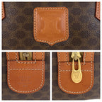 Celine Vintage Macadam Brown Gold 2-Way Shoulder Bag — view 3