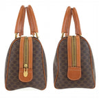 Celine Vintage Macadam Brown Gold 2-Way Shoulder Bag — view 7
