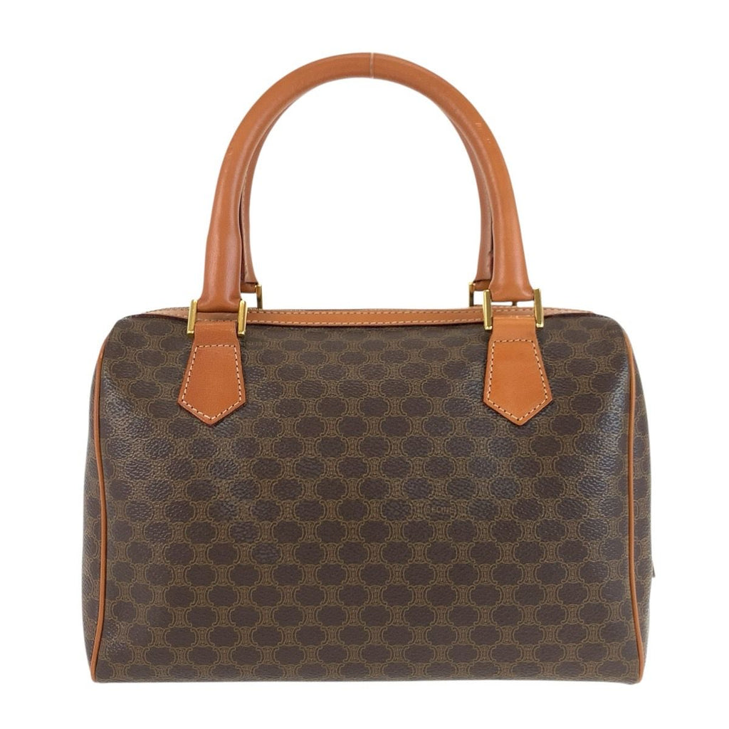 Celine Vintage Macadam Brown Gold 2-Way Shoulder Bag — view 2