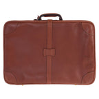 Gucci Vintage Brown Gold Leather 010 123 55 Suitcase Briefcase Boston Bag — view 2