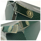 Gucci Vintage Prestige Leather Attache Case Black Gold Business Bag — view 6