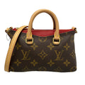Louis Vuitton Shoulder Bag Monogram Nano Pallas Cerise Leather