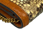 Gucci Wallet Bamboo Ivory Dark Brown Chain Strap Removable Shoulder Bag — view 8