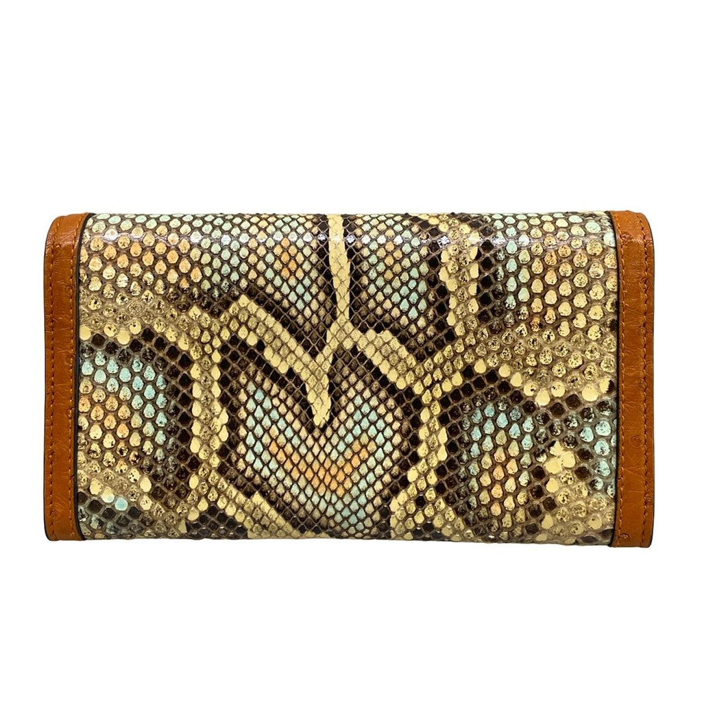 Gucci Wallet Bamboo Ivory Dark Brown Chain Strap Removable Shoulder Bag — view 2