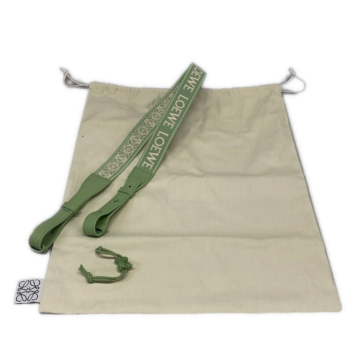 Loewe Handbag Hammock Compact Lime Green Gray — view 8