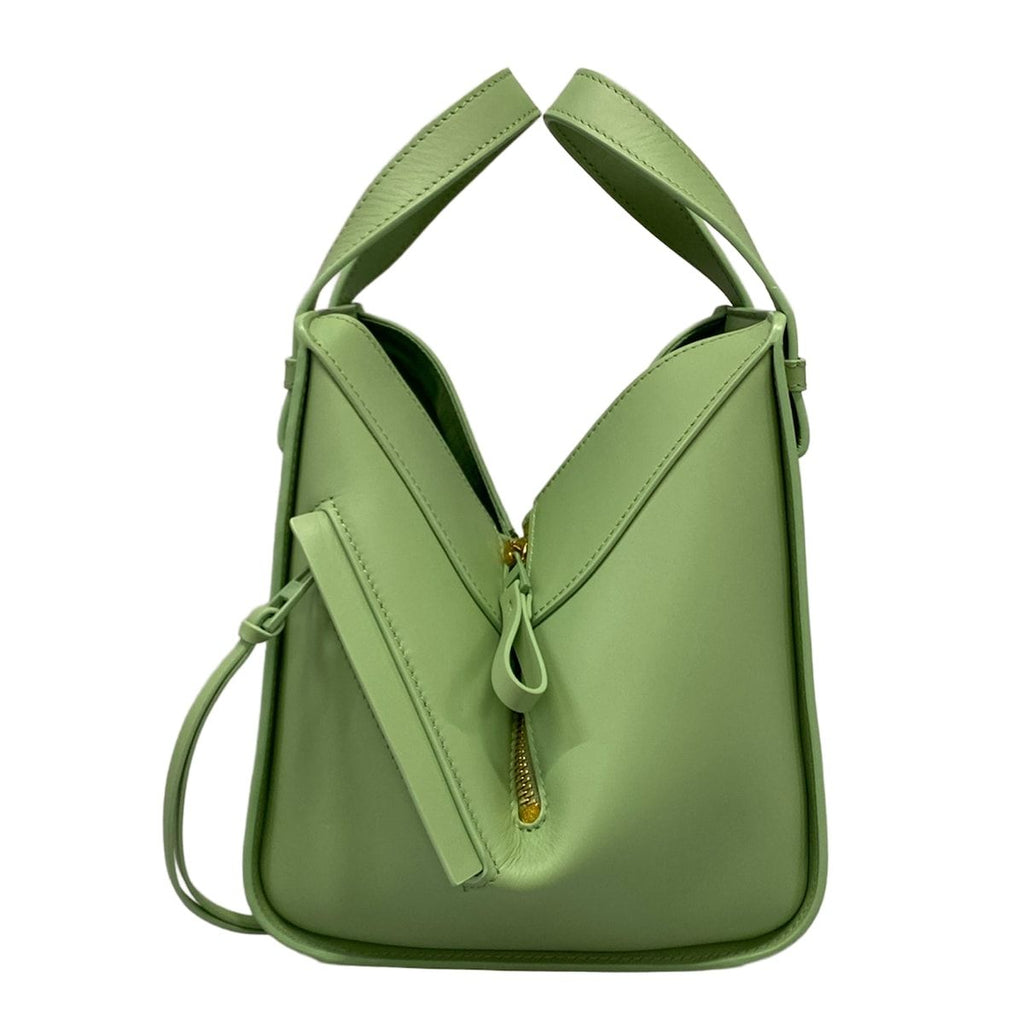 Loewe Handbag Hammock Compact Lime Green Gray — view 4