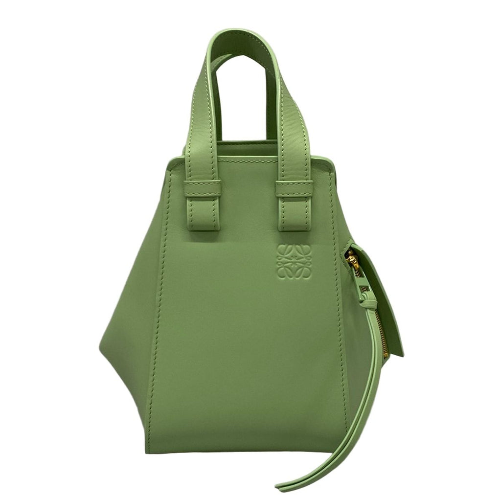 Loewe Handbag Hammock Compact Lime Green Gray