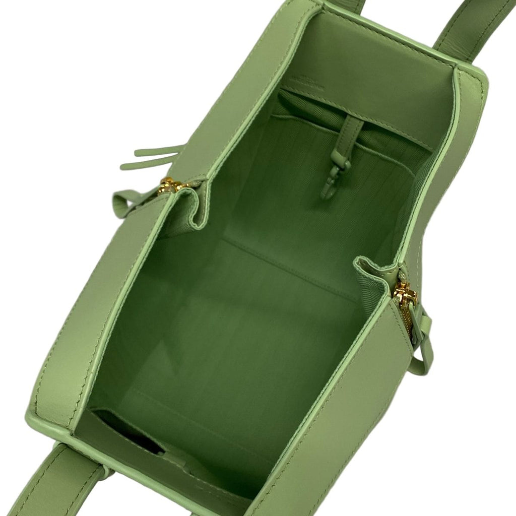 Loewe Handbag Hammock Compact Lime Green Gray — view 7