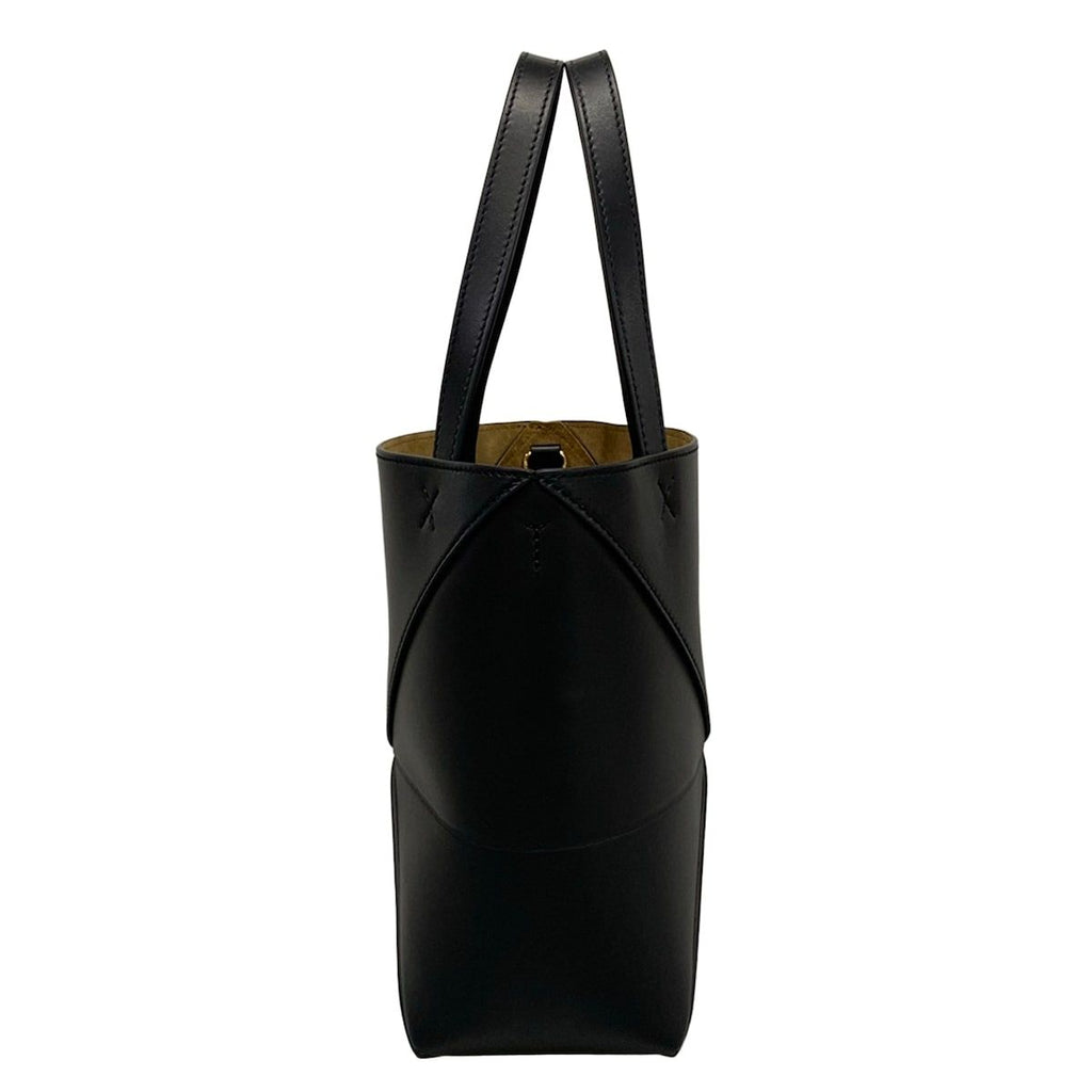 Loewe Tote Bag Puzzle Fold Mini Black Folding Available — view 2