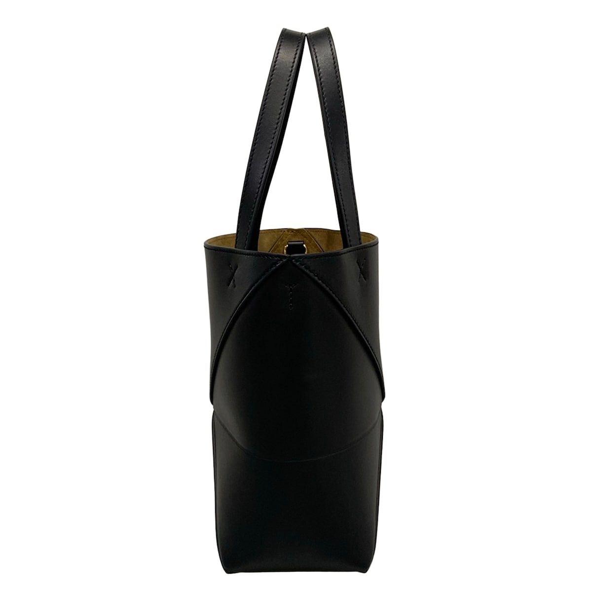 Loewe Tote Bag Puzzle Fold Mini Black Folding Available — view 2