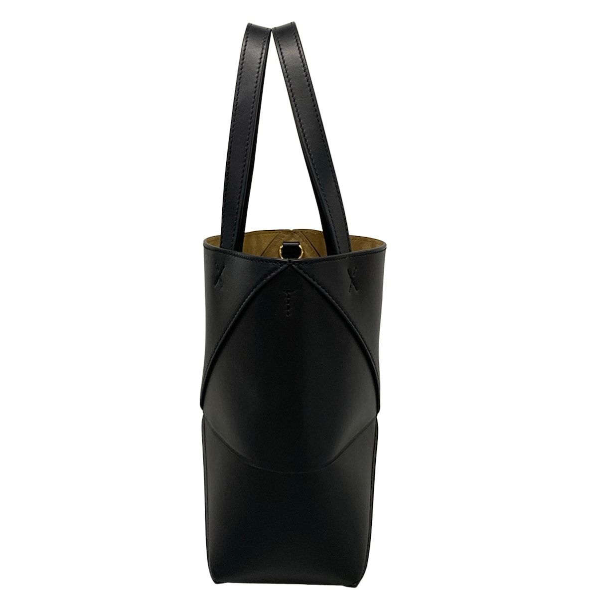 Loewe Tote Bag Puzzle Fold Mini Black Folding Available — view 4