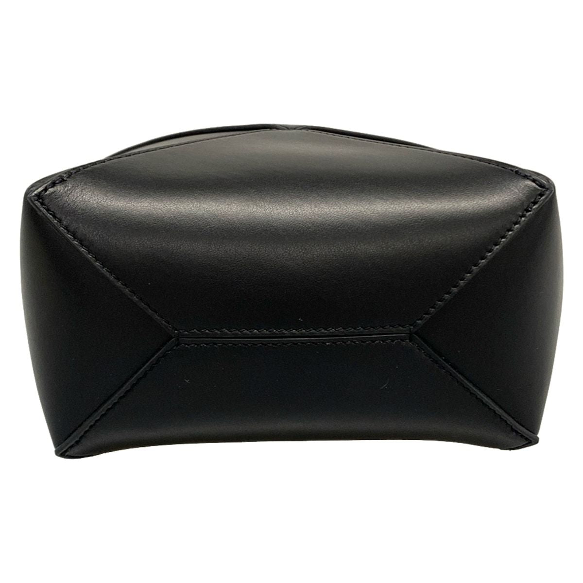 Loewe Tote Bag Puzzle Fold Mini Black Folding Available — view 5