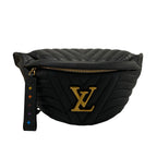 Louis Vuitton Waist Pouch New Wave Bum Bag Noir Leather