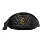 Louis Vuitton Waist Pouch New Wave Bum Bag Noir Leather — view 5