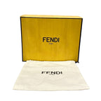 Fendi Shoulder Bag Baguette Chain Midi Dark Yellow Crossbody Leather — view 8
