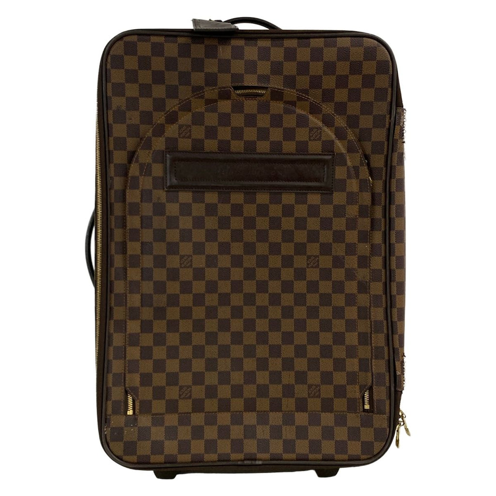 Louis Vuitton Travel Bag Damier Pegase 55 Ebene Tsa No Diamond No Lock