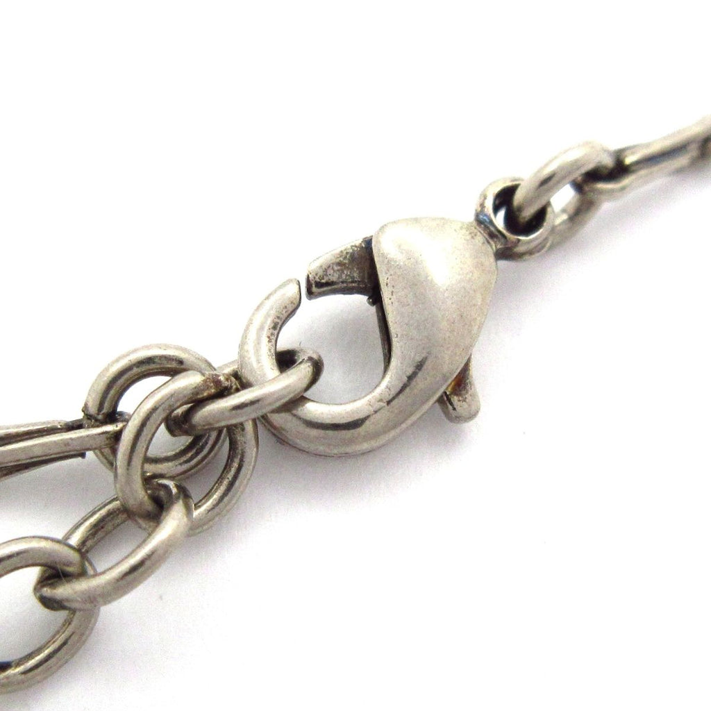 Saint Laurent Paris Necklace Ball Pendant Silver — view 4