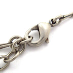 Saint Laurent Paris Necklace Ball Pendant Silver — view 4