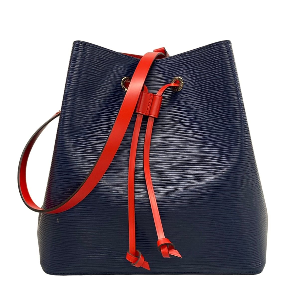 Louis Vuitton Shoulder Bag Epi Neo Noe Indigo Blue Leather Cowhide