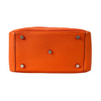 Hermes Handbag Lindy 26 Orange Silver — view 5
