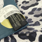 Hermes Scarf Carre 90 Black Lazy Leopar Desses Leopard Print — view 3