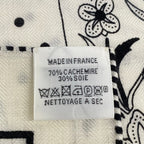 Hermes Shawl Carre Geant 140 White Festival Des Amazones Amazon Cashmere Silk — view 3