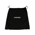Chanel Handbag Black Silver Chain Handle Lambskin — view 8