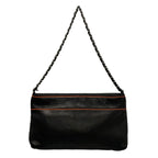 Chanel Handbag Black Silver Chain Handle Lambskin — view 3