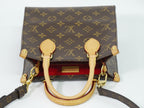 Louis Vuitton LV Sac Plat BB Monogram 2-Way Shoulder Bag Handbag Brown Vintage — view 5
