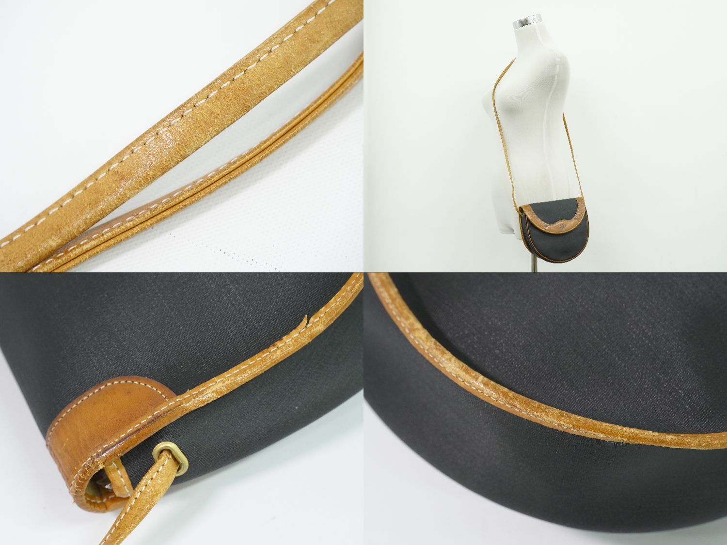 Dior Shoulder Bag Pochette Black Vintage — view 6