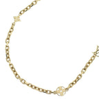 Louis Vuitton Chain LV Yours Logo Necklace Gold