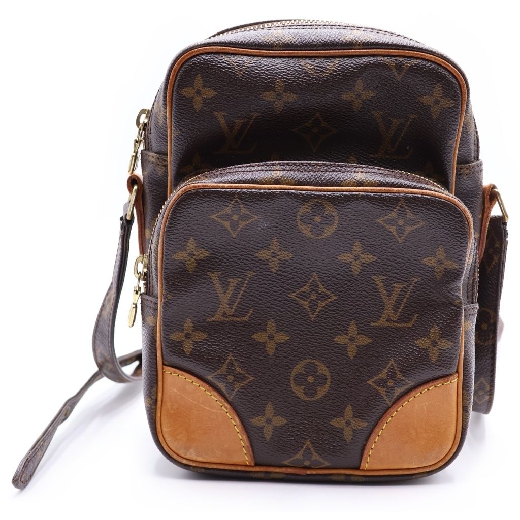 Louis Vuitton Amazon Monogram Lambskin Shoulder Bag Brown