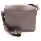 Louis Vuitton Taiga Victor Shoulder Bag Brown Leather Silver — view 2