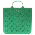 Gucci GG Children's Rubber Tote Handbag Green