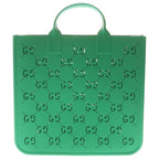 Gucci GG Children's Rubber Tote Handbag Green
